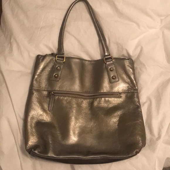 J. Crew Handbags - J.Crew Metallic Tote Bag